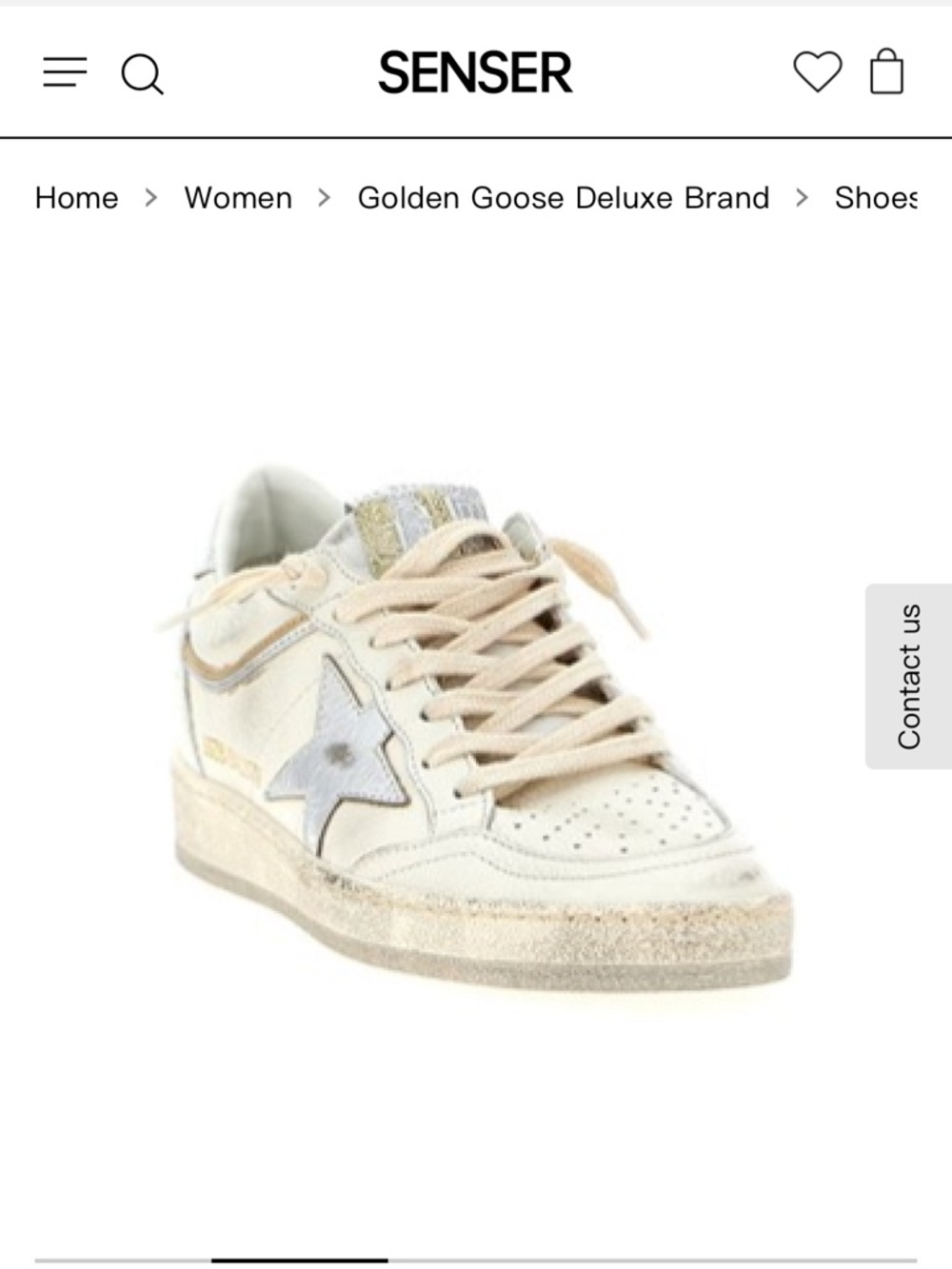 Golden Goose ball star Sneakers with Silver Star 38 - Picture 2 of 14